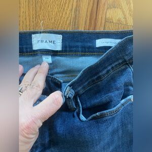 Frame Denim Women's High Rise Jeans - Dark Blue